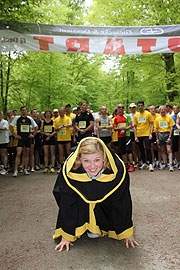 Auf ging es zum 3. Münchner-Kindl Lauf am 08.05.2010 im Englischen Garten (Foto: MartiN Schmitz)